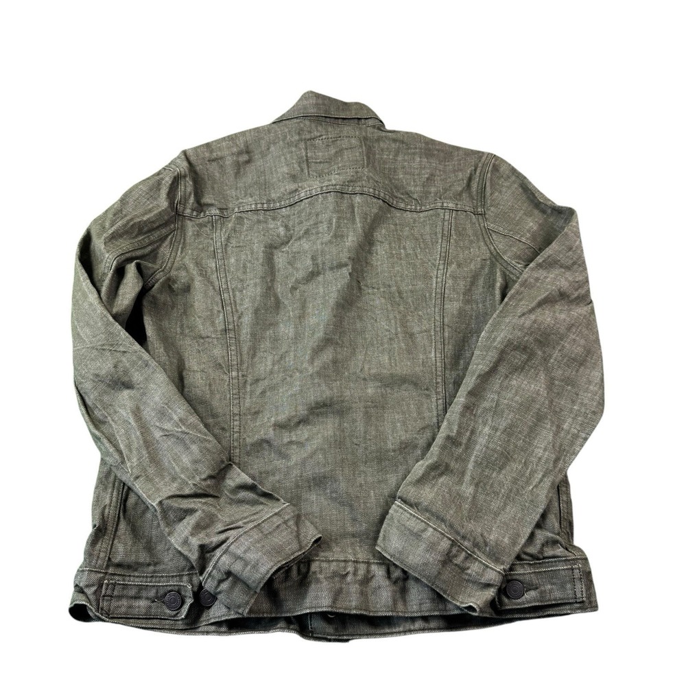 Levi's Green Denim Dual Pocket Trucker Men's Jacket Size Large - Picture 2 of 4